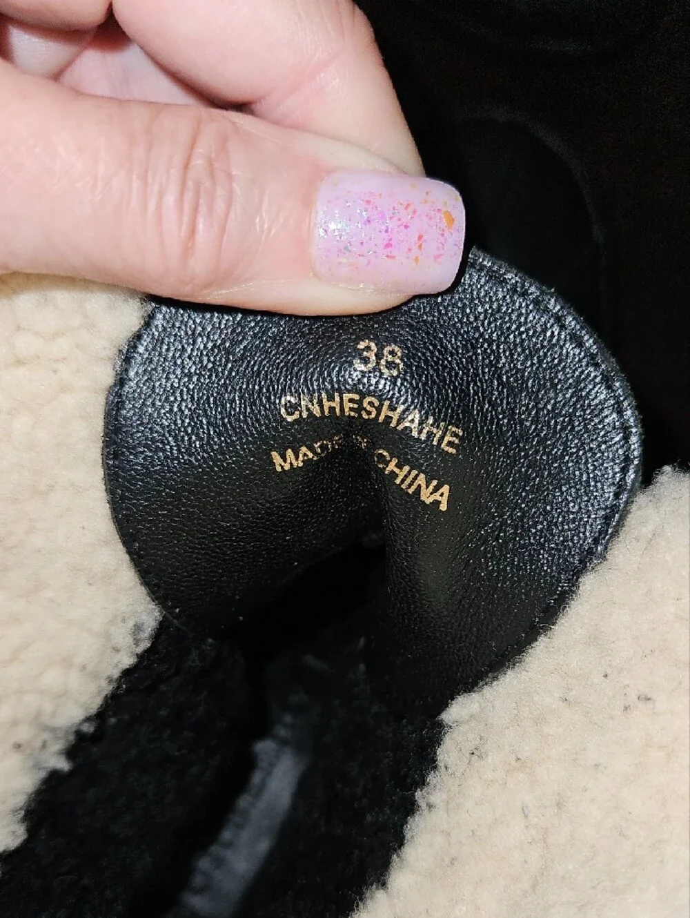 Burberry Black Sherpa-Lined Winter Duck Boots